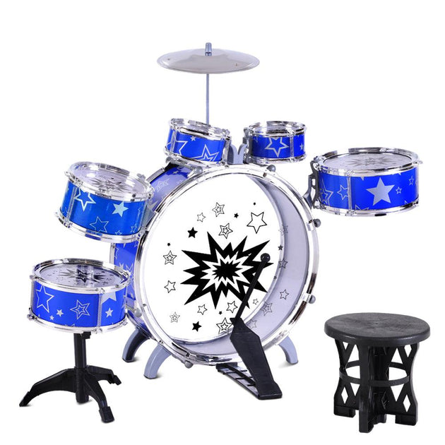 Buy Keezi 11 Piece Kids Drum Set discounted | Products On Sale Australia