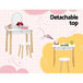 Buy Keezi Kids Dressing Table Chair Set Wooden Leg Vanity Makeup Drawer Mirror discounted | Products On Sale Australia