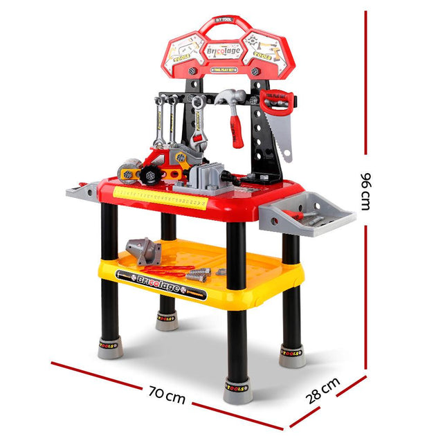 Keezi Kids Pretend Workbench DIY Tools 97 Piece Children Role Play Toys Red Products On Sale Australia | Baby & Kids > Toys Category
