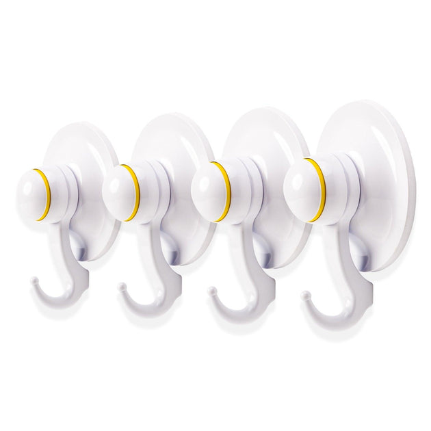 Buy KiahLoc 4PC White 72mm Suction Hook Removable discounted | Products On Sale Australia