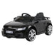 Buy Kids Electric Ride On Car Audi Licensed TTRS Toy Cars Remote 12V Battery Black discounted | Products On Sale Australia