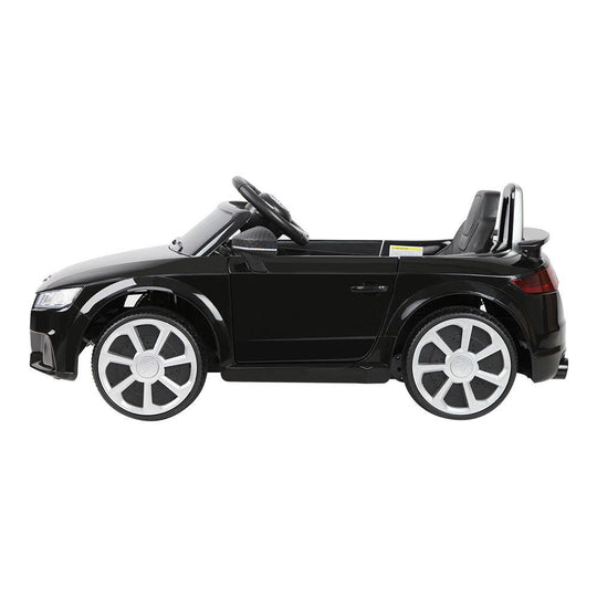 Buy Kids Electric Ride On Car Audi Licensed TTRS Toy Cars Remote 12V Battery Black discounted | Products On Sale Australia