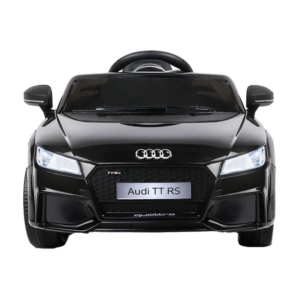 Buy Kids Electric Ride On Car Audi Licensed TTRS Toy Cars Remote 12V Battery Black | Products On Sale Australia
