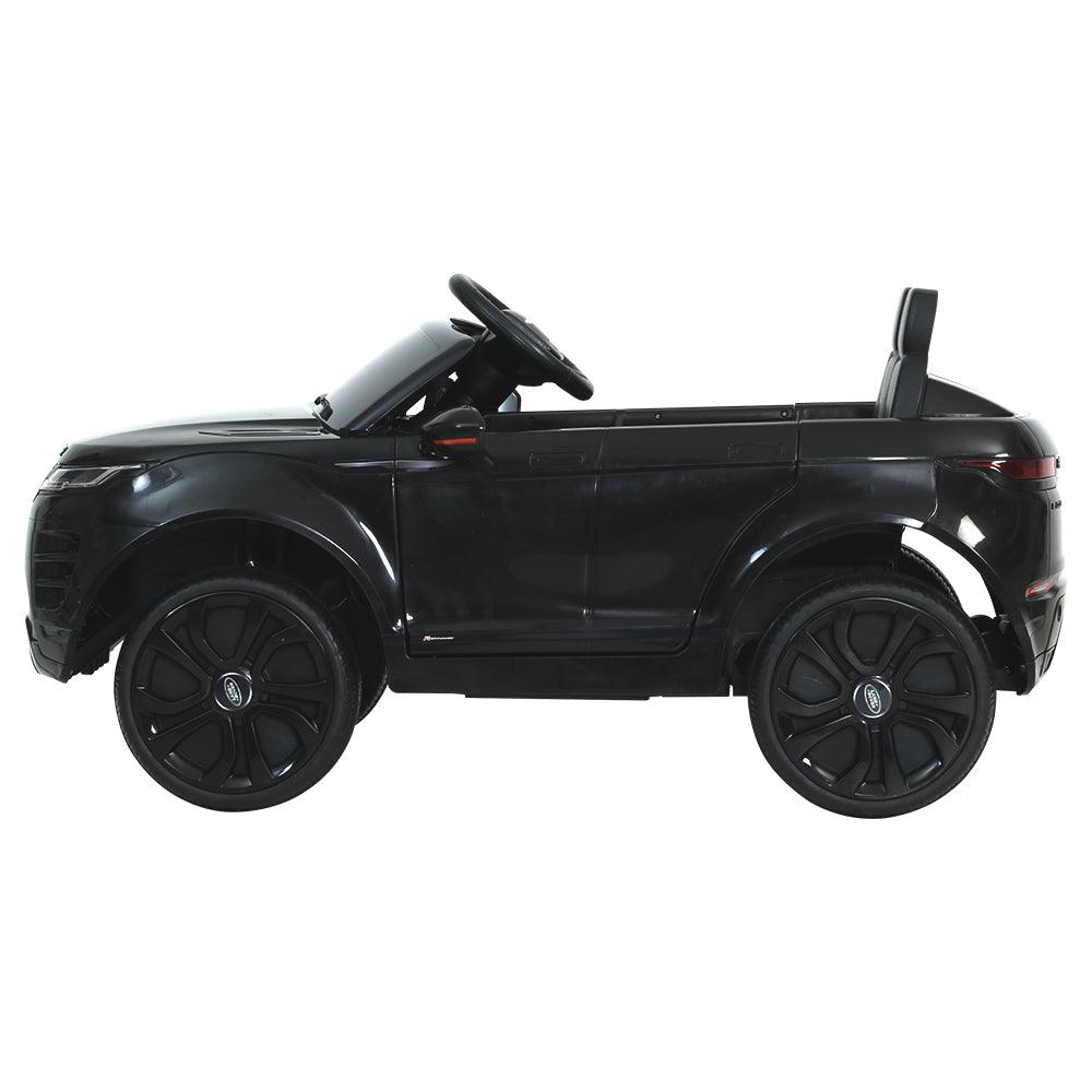 Buy Kids Electric Ride On Car Land Rover Licensed Toy Cars Remote 12V Battery Black discounted | Products On Sale Australia