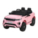 Buy Kids Electric Ride On Car Land Rover Licensed Toy Cars Remote 12V Battery Pink discounted | Products On Sale Australia