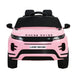 Buy Kids Electric Ride On Car Land Rover Licensed Toy Cars Remote 12V Battery Pink discounted | Products On Sale Australia