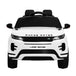 Buy Kids Electric Ride On Car Land Rover Licensed Toy Cars Remote 12V Battery White discounted | Products On Sale Australia