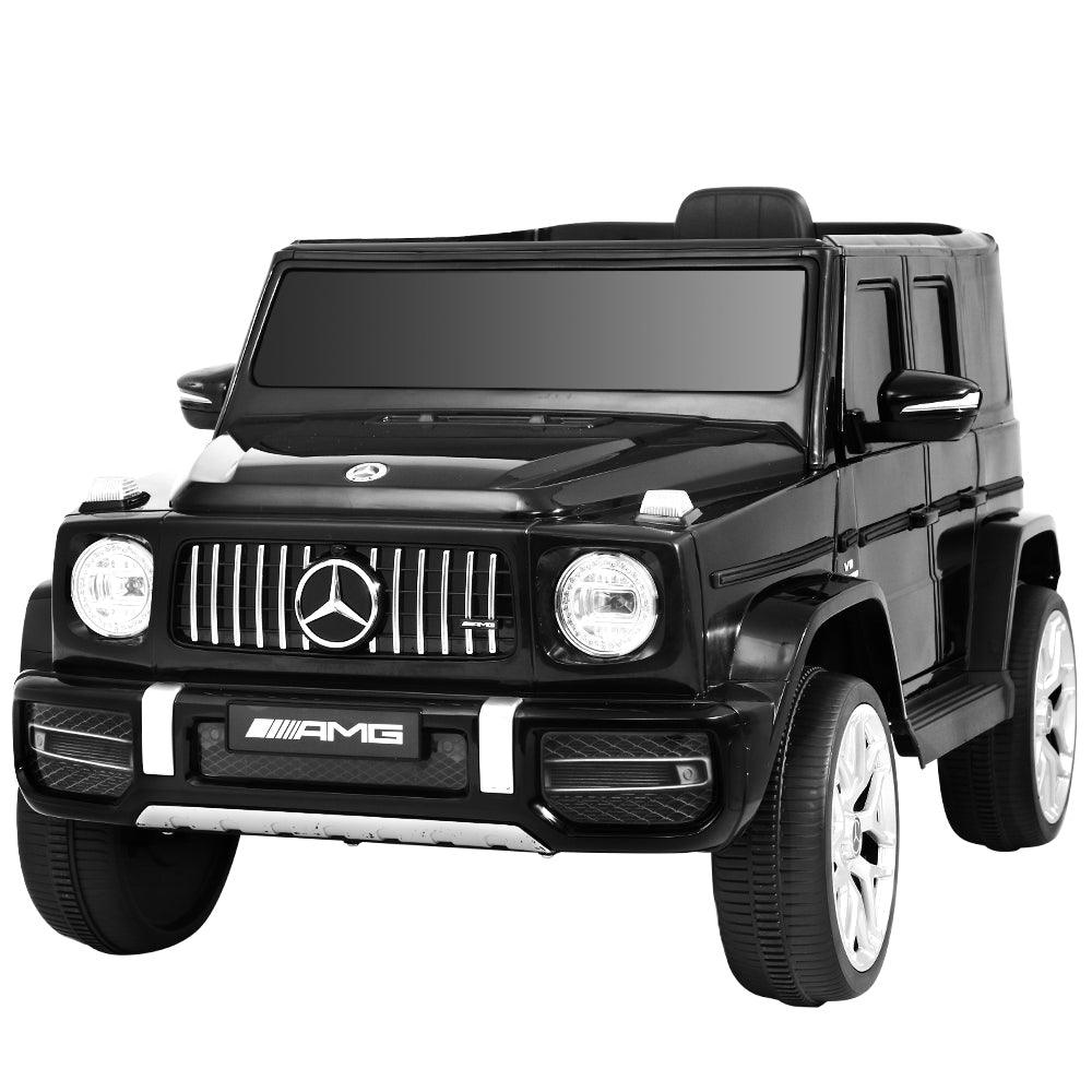 Buy Kids Electric Ride On Car Mercedes-Benz Licensed AMG G63 Toy Cars 12V Black discounted | Products On Sale Australia