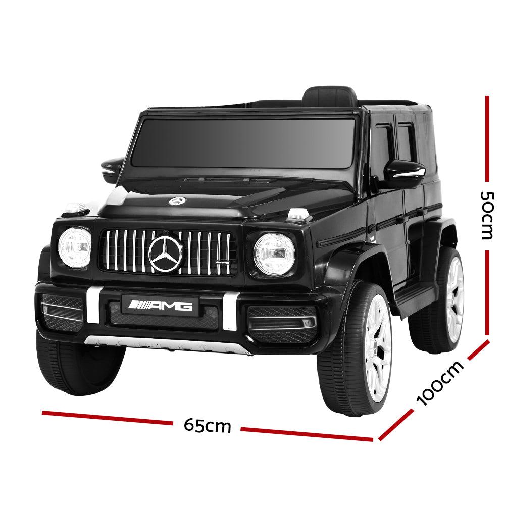 Buy Kids Electric Ride On Car Mercedes-Benz Licensed AMG G63 Toy Cars 12V Black discounted | Products On Sale Australia