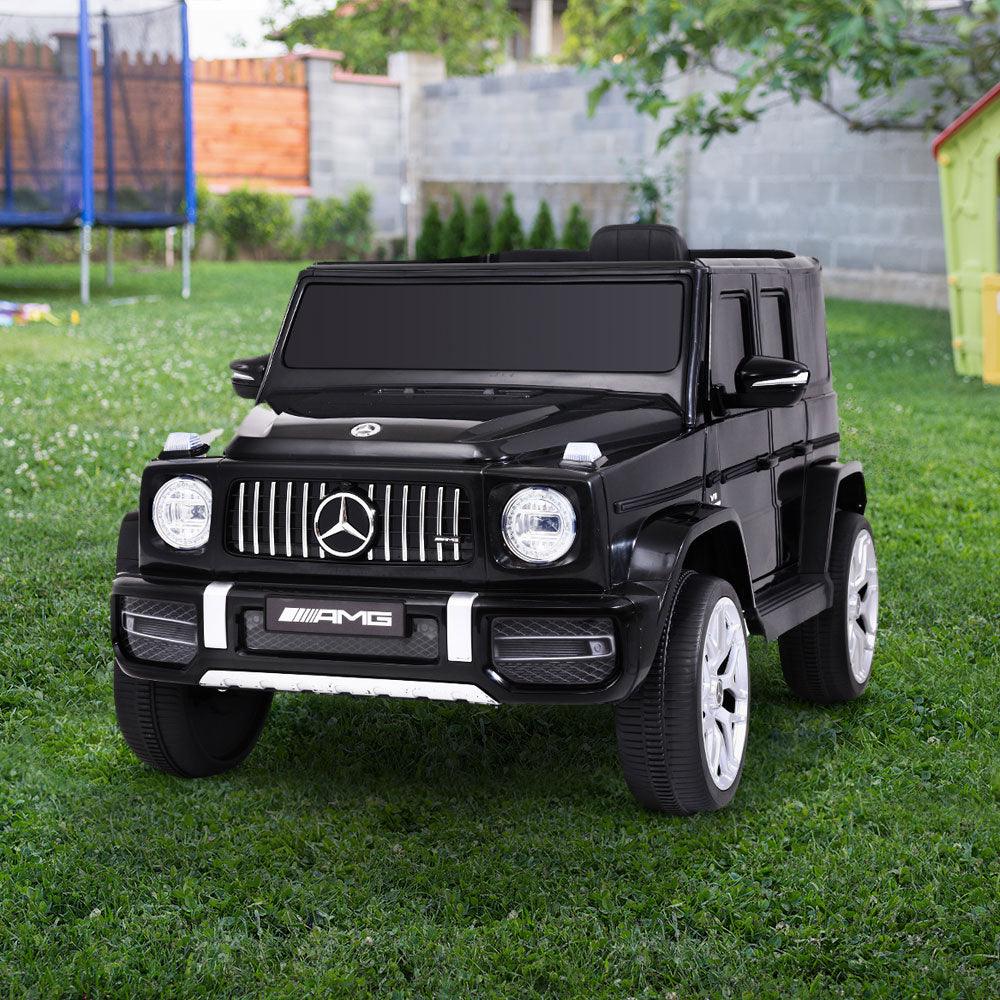 Buy Kids Electric Ride On Car Mercedes-Benz Licensed AMG G63 Toy Cars 12V Black discounted | Products On Sale Australia