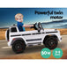 Buy Kids Electric Ride On Car Mercedes-Benz Licensed AMG G63 Toy Cars Remote White discounted | Products On Sale Australia