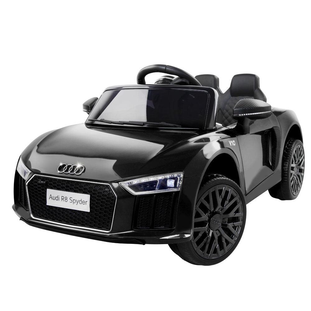 Buy Kids Ride On Car Audi R8 Licensed Sports Electric Toy Cars Black discounted | Products On Sale Australia