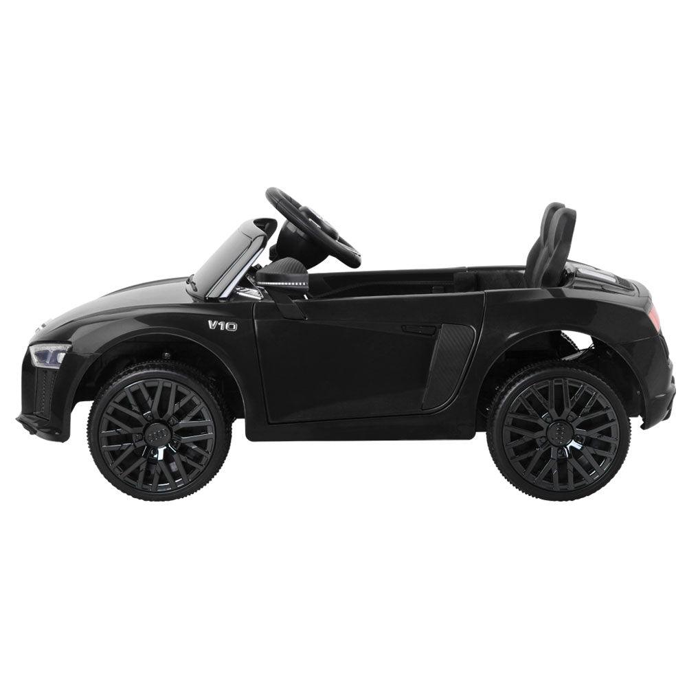 Buy Kids Ride On Car Audi R8 Licensed Sports Electric Toy Cars Black discounted | Products On Sale Australia