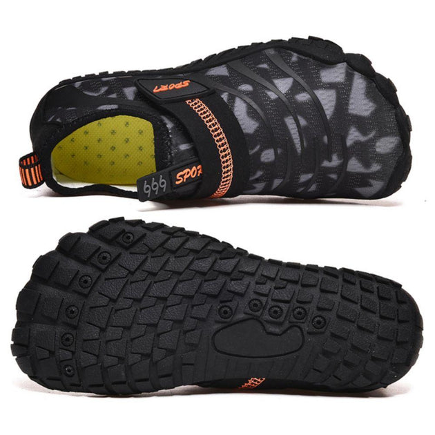Buy Kids Water Shoes Barefoot Quick Dry Aqua Sports Shoes Boys Girls (Pattern Printed) - Black Size Bigkid US3 = EU34 discounted | Products On Sale Australia
