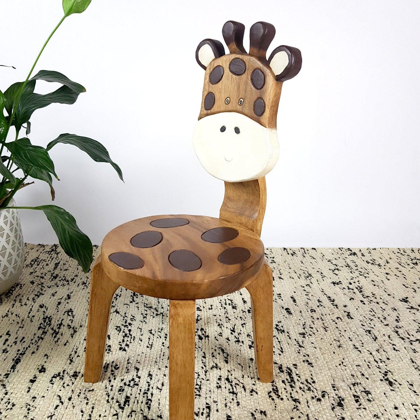 Buy Kids Wooden Chair Giraffe discounted | Products On Sale Australia