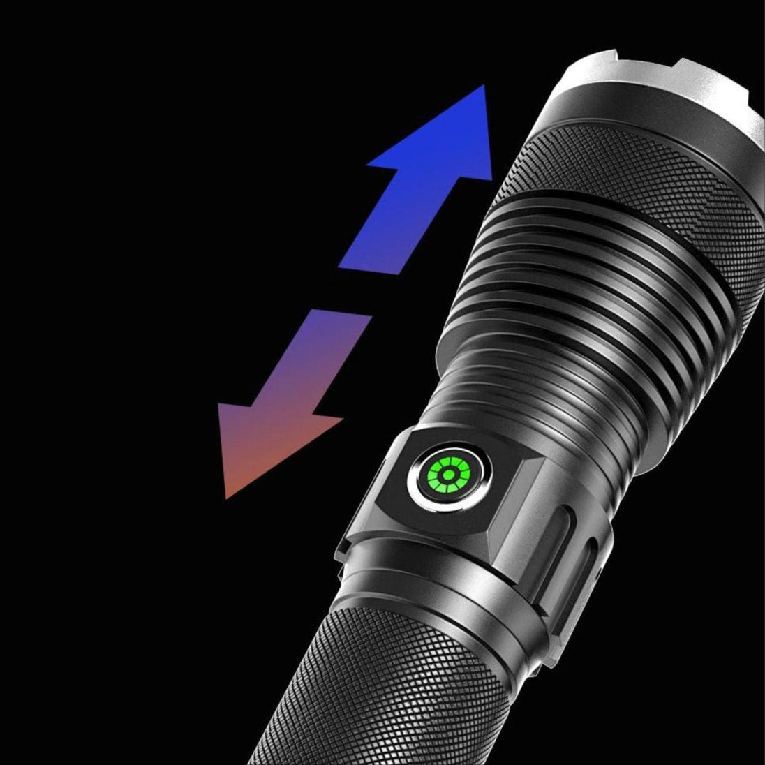 Buy KILIROO Rechargable Flashlight 1200 High Lumens with 5 Modes discounted | Products On Sale Australia