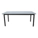 Buy Lara 180cm 6 Seater Outdoor Dining Table Glass Concrete Top discounted | Products On Sale Australia