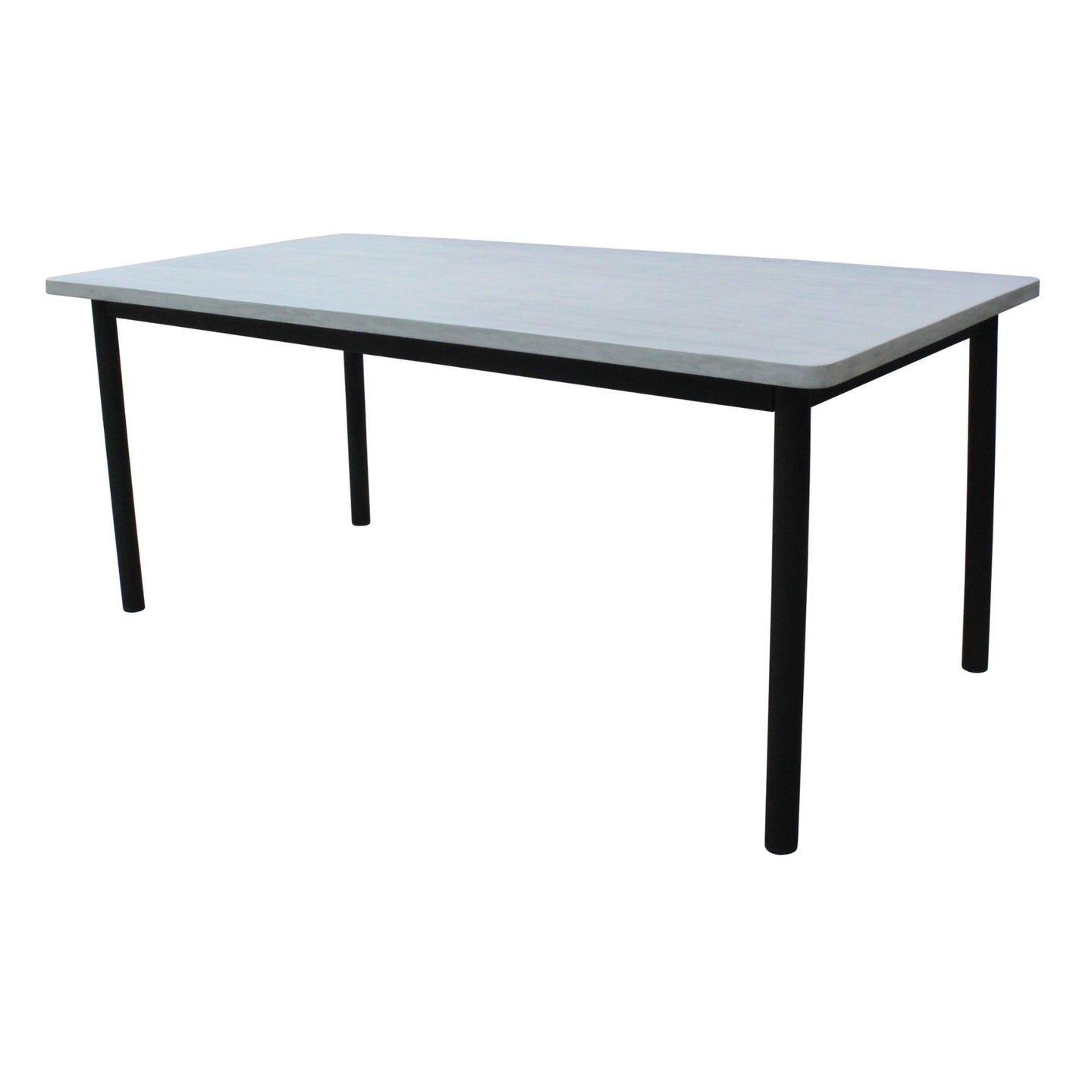 Buy Lara 180cm 6 Seater Outdoor Dining Table Glass Concrete Top discounted | Products On Sale Australia