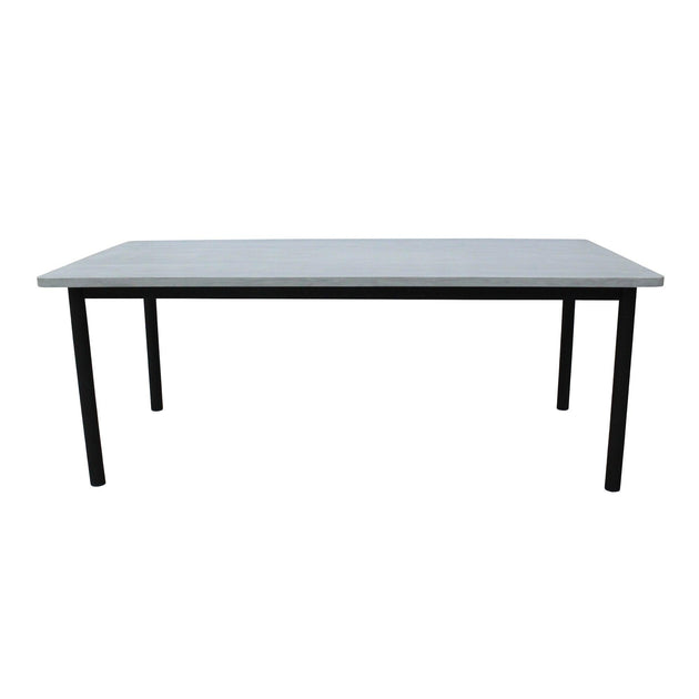 Buy Lara 240cm 8 Seater Outdoor Dining Table Glass Concrete Top discounted | Products On Sale Australia