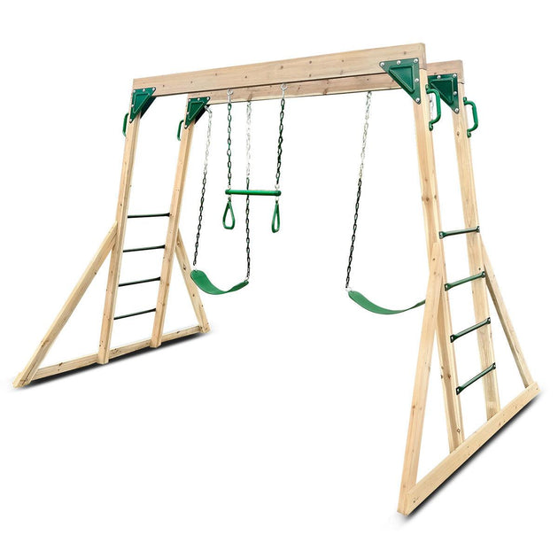 Buy Lifespan Kids Daintree 2-in-1 Monkey Bars & Swing Set discounted | Products On Sale Australia