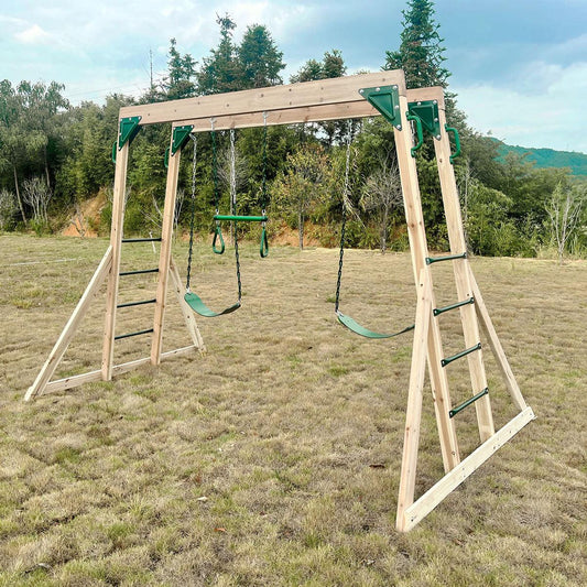 Buy Lifespan Kids Daintree 2-in-1 Monkey Bars & Swing Set discounted | Products On Sale Australia