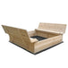 Buy Lifespan Kids Strongbox XL Square Sandpit discounted | Products On Sale Australia