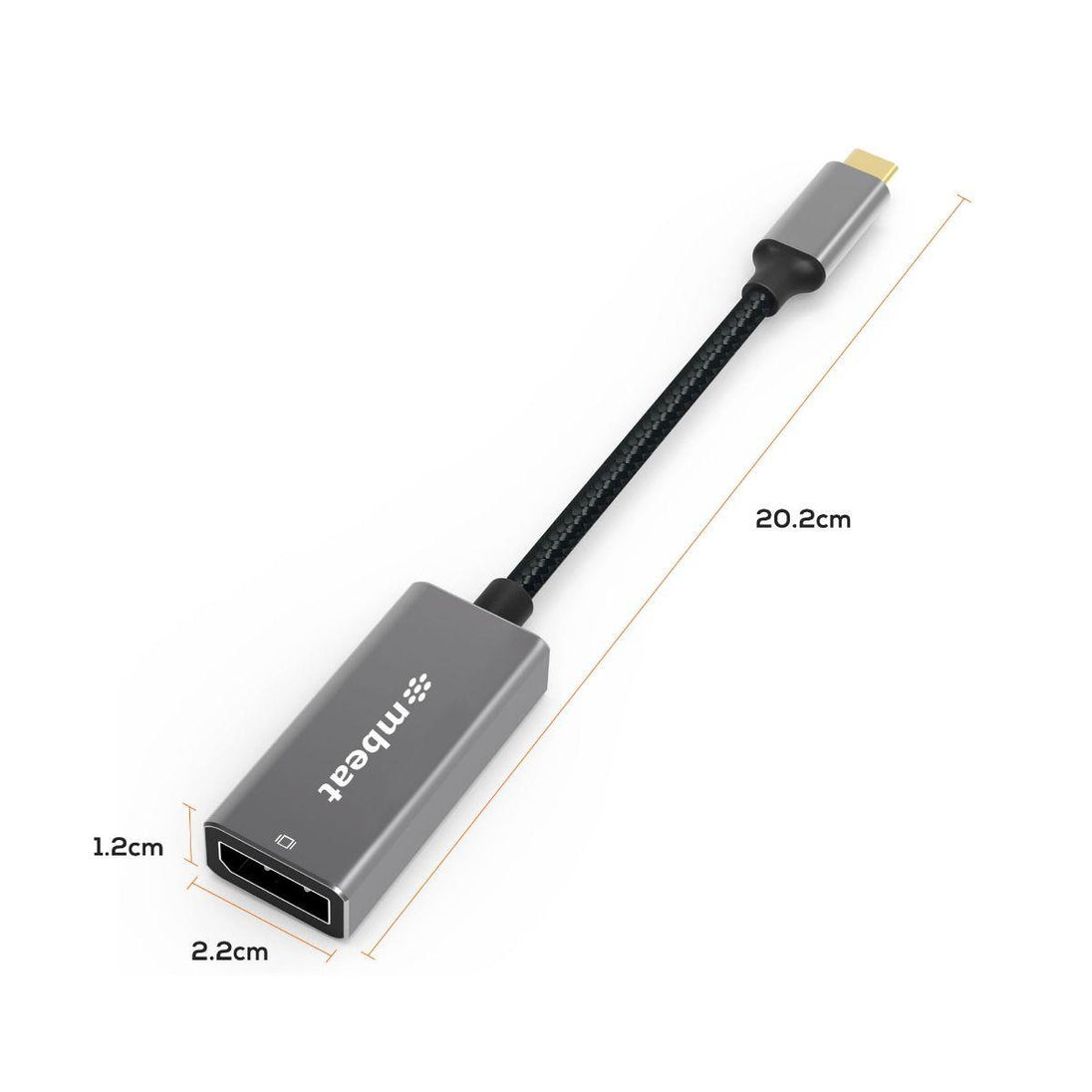 Buy mbeat Elite USB-C to Display Port Adapter - Space Grey discounted | Products On Sale Australia