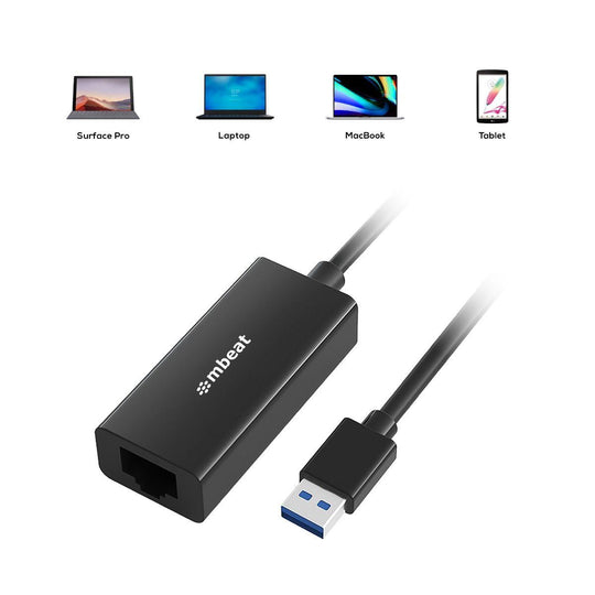 Buy mbeat USB 3.0 Gigabit LAN Ethernet Adapter - Black discounted | Products On Sale Australia