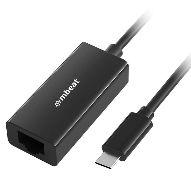 Buy MBEAT USB-C Gigabit Ethernet Adapter - Black discounted | Products On Sale Australia