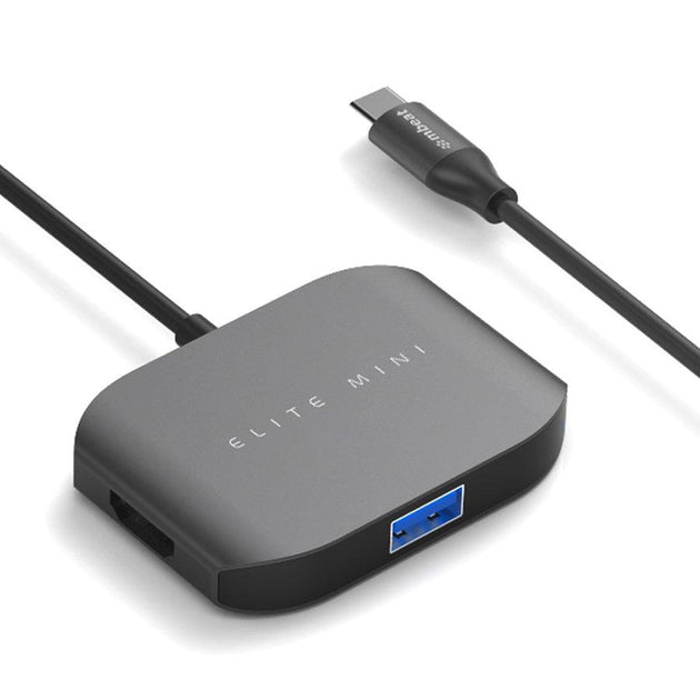 Buy mbeat USB-C Multi-port Adapter (HDMI + USB 3.0×1 + USB 2.0×1) - Space Grey, Aluminium Design discounted | Products On Sale Australia