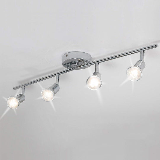 Buy Modern 4 Light Track Lighting Kit LED (Chrome) discounted | Products On Sale Australia