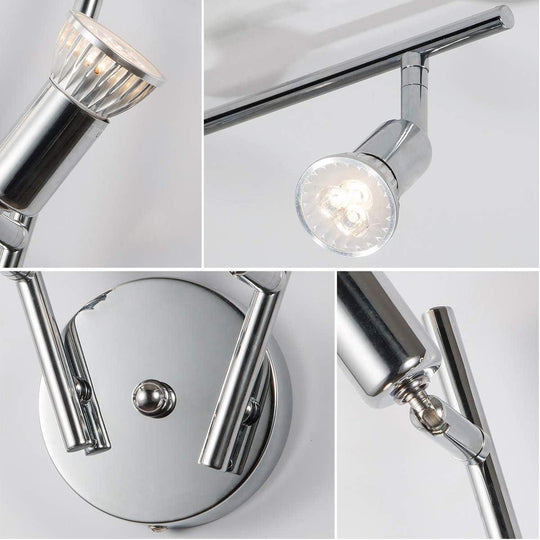 Buy Modern 4 Light Track Lighting Kit LED (Chrome) discounted | Products On Sale Australia