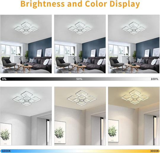 Buy Modern LED Ceiling Light Dimmable with Remote Control discounted | Products On Sale Australia