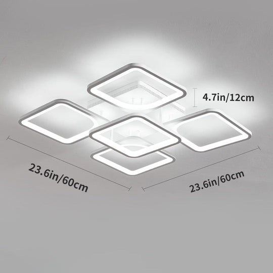 Buy Modern LED Ceiling Light Remote Control (60 cm) discounted | Products On Sale Australia