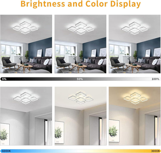 Buy Modern LED Ceiling Light Remote Control (60 cm) discounted | Products On Sale Australia