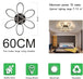 Buy Modern LED Chandelier Flush Mount Lamp Remote Control (60cm) discounted | Products On Sale Australia