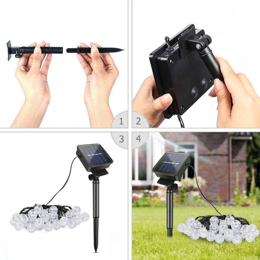 Buy NOVEDEN 100 Light Bulb Solar String Light (Warm Light) discounted | Products On Sale Australia