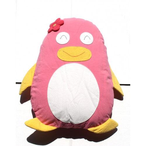 Buy Penguin Cuddling Cushion Pink discounted | Products On Sale Australia