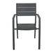 Buy Percy 2pc Set Outdoor Dining Table Chair Aluminium Frame Grey discounted | Products On Sale Australia