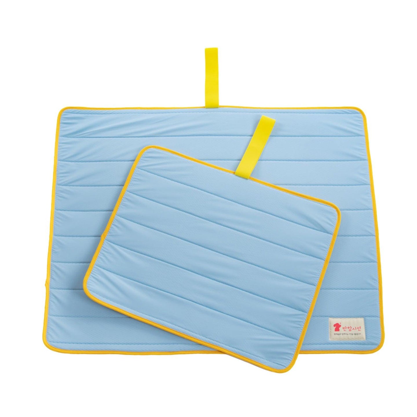 Buy Pet Dog Cooling Mat Non-Slip Travel Roll Up Cool Pad Bed Outdoor L BLUE discounted | Products On Sale Australia