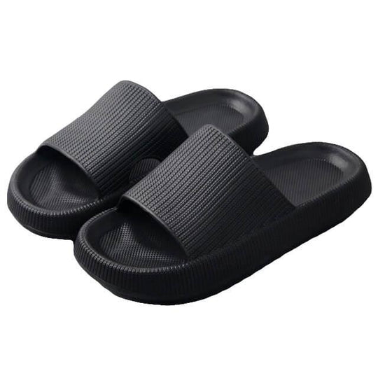 Buy Pillow Slides Sandals Non-Slip Ultra Soft Slippers Cloud Shower EVA Home Shoes, Black, 38/39 discounted | Products On Sale Australia