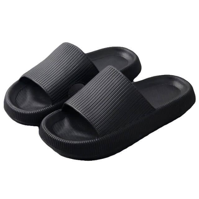 Buy Pillow Slides Sandals Non-Slip Ultra Soft Slippers Cloud Shower EVA Home Shoes, Black, 40/41 discounted | Products On Sale Australia