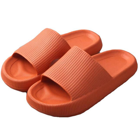 Buy Pillow Slides Sandals Non-Slip Ultra Soft Slippers Cloud Shower EVA Home Shoes, Orange, 36/37 discounted | Products On Sale Australia