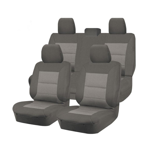 Buy Premium Jacquard Seat Covers - For Toyota Tacoma Workmate Dual Cab (2015-2022) discounted | Products On Sale Australia