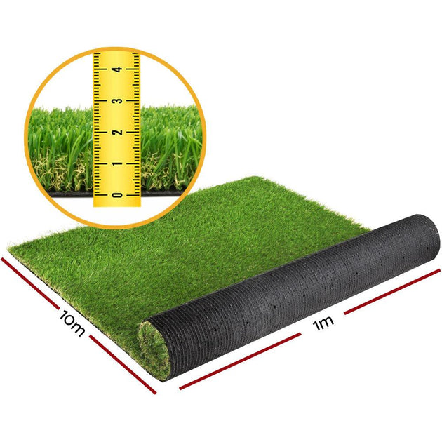 Primeturf Artificial Grass 20mm 1mx10m Synthetic Fake Lawn Turf Plastic Plant 4-coloured Products On Sale Australia | Home & Garden > Artificial Plants Category