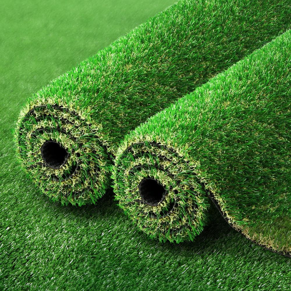 Buy Primeturf Artificial Grass 20SQM 30mm Synthetic Fake Lawn Turf Plastic Plant 4-coloured 2mx5m discounted | Products On Sale Australia