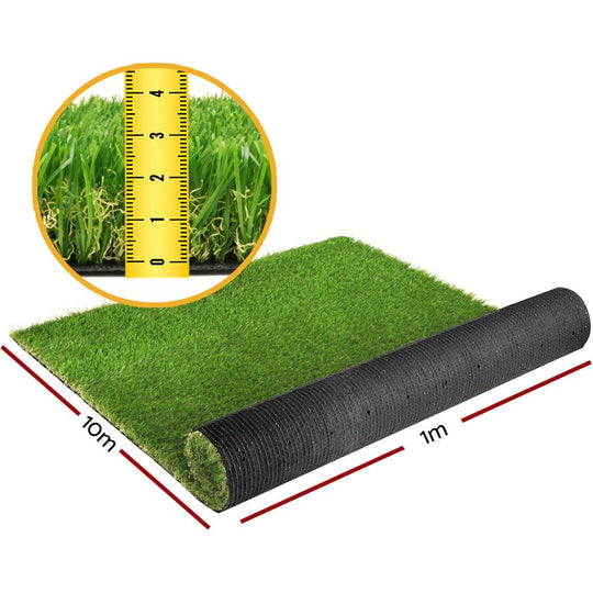 Buy Primeturf Artificial Grass 30mm 1mx10m Synthetic Fake Lawn Turf Plastic Plant 4-coloured discounted | Products On Sale Australia