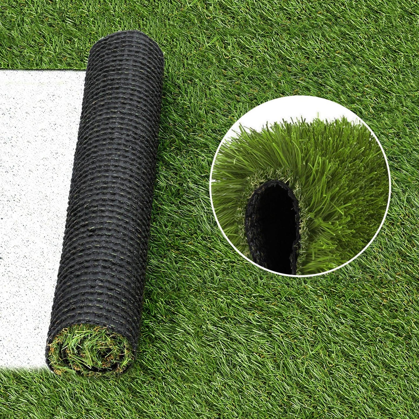 Buy Primeturf Artificial Grass 30mm 2mx5m Synthetic Fake Lawn Turf Plastic Plant 4-coloured discounted | Products On Sale Australia