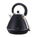 Buy Pronti Rose Trim Collection Toaster & Kettle Bundle - Black discounted | Products On Sale Australia