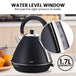 Buy Pronti Rose Trim Collection Toaster & Kettle Bundle - Black discounted | Products On Sale Australia